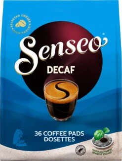 Senseo Decaf Koffiepads - 5/9 Intensiteit - 10 X 36 Pads -Veilige Voedselwinkel 909x1200 1