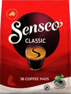 Senseo Classic Koffiepads - 5/9 Intensiteit - 10 X 36 Pads 20 Senseo Classic Koffiepads - 5/9 Intensiteit - 10 X 36 Pads -Veilige Voedselwinkel 909x1200