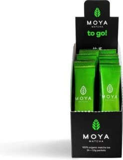 MOYA Matcha Thee To Go! Traditional - 24 Matcha Poeder Zakjes - 1,5 G 9 MOYA Matcha Thee To Go! Traditional - 24 Matcha Poeder Zakjes - 1,5 G -Veilige Voedselwinkel 919x1200