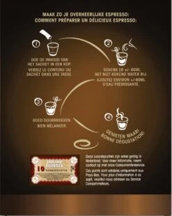 Douwe Egberts Espresso Sticks Oploskoffie - 6 X 25 Zakjes -Veilige Voedselwinkel 957x1200 1