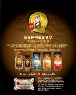 Douwe Egberts Espresso Sticks Oploskoffie - 6 X 25 Zakjes -Veilige Voedselwinkel 958x1200 3