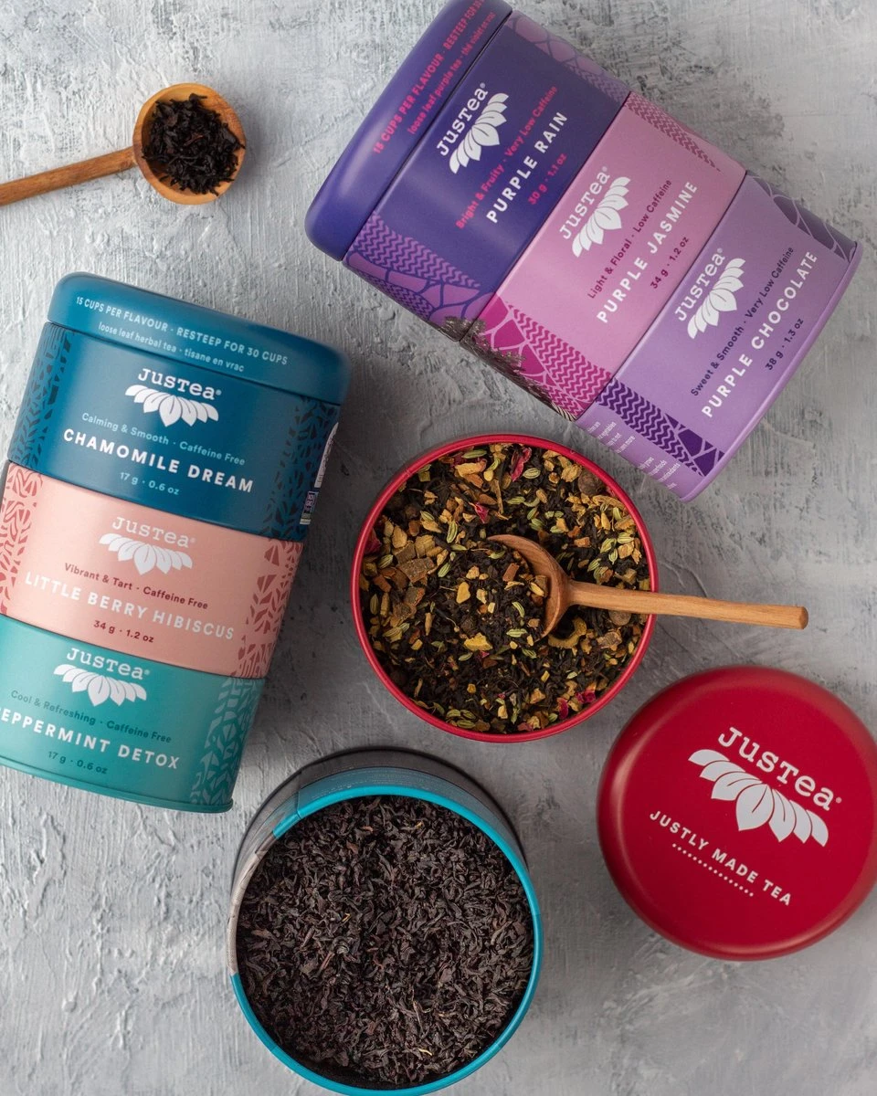 Mixverpakking-Justea-Kruidenthee-Biologisch-Losse Thee-Yoga 8 Mixverpakking-Justea-Kruidenthee-Biologisch-Losse Thee-Yoga - Afbeelding 6