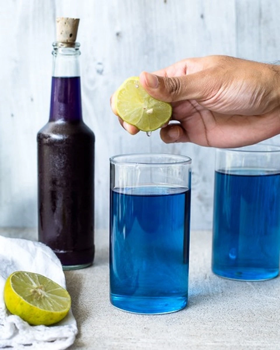 Merkloos Blauwe Vlindererwt Thee - Blue Butterfly Pea Flower Tea - Cafeïnevrije Kruidenthee - Kittelbloem - 20 Gram 4 Merkloos Blauwe Vlindererwt Thee - Blue Butterfly Pea Flower Tea - Cafeïnevrije Kruidenthee - Kittelbloem - 20 Gram - Afbeelding 2