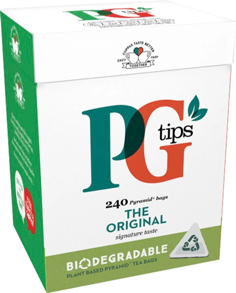 PG Tips | 100% Zwarte Thee | 4x 240 Zakjes | Extra Grote Verpakking 3 PG Tips | 100% Zwarte Thee | 4x 240 Zakjes | Extra Grote Verpakking