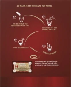 Douwe Egberts Aroma Rood Sticks Oploskoffie - 6 X 25 Zakjes -Veilige Voedselwinkel 981x1200 2