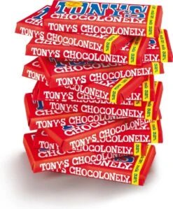 Tony's Chocolonely Chocolade Reep Melk - 15 X 180 Gram