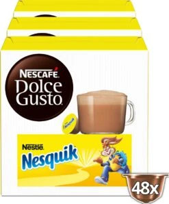 Nescafé Dolce Gusto Capsules Nesquik - Chocolademelk - 48 Cups - Geschikt Voor 48